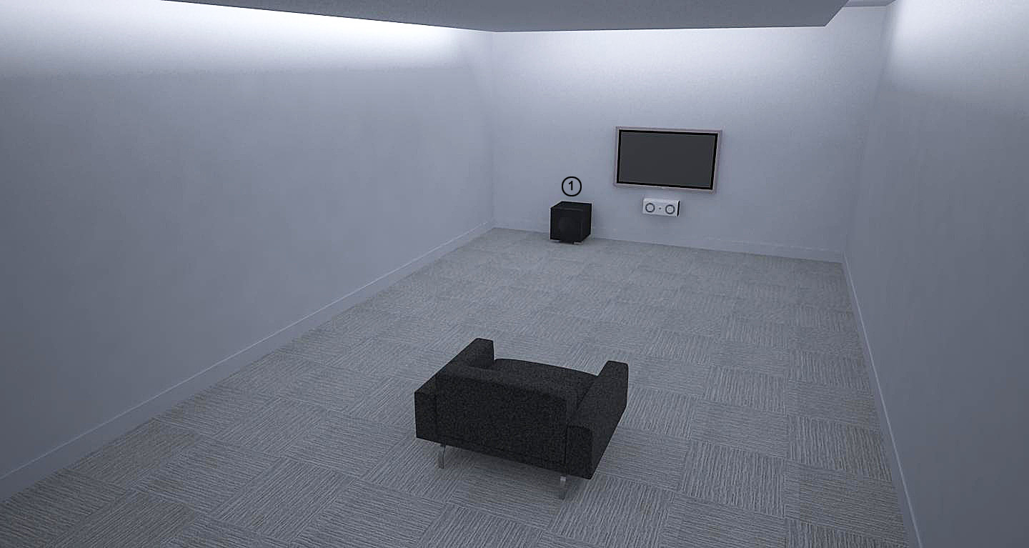 REL Theater Room Soundbar Setup