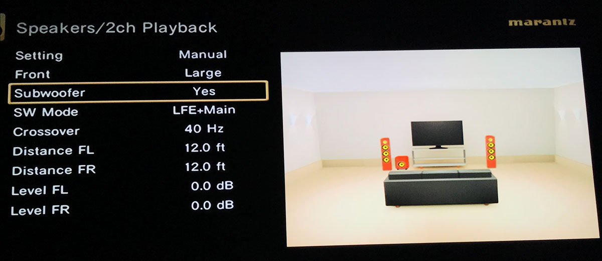 AVR settings diagram